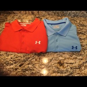 Set of 2! 2x under armour polo gently used
